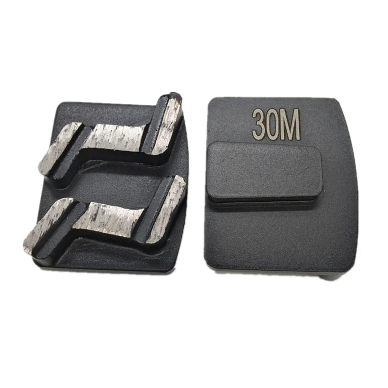 Husqvarna Diamond Grinding Shoes Metal Bond Grinding Disc Z Shape Segments  Redi Lock Diamond Concrete Shoes For Floor 9PCS