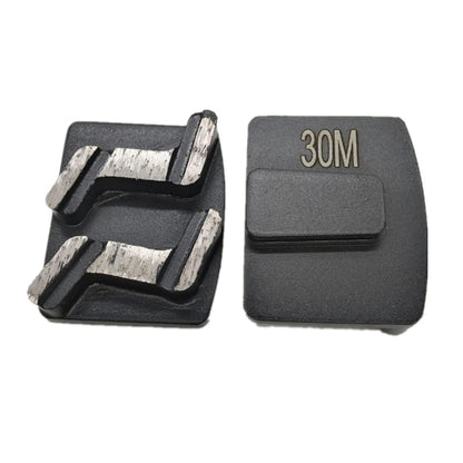 Husqvarna Diamond Grinding Shoes Metal Bond Grinding Disc Z Shape Segments  Redi Lock Diamond Concrete Shoes For Floor 9PCS
