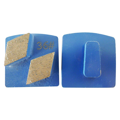 Husqvarna /Scanmaskin Diamond Grinding Shoes  Quick Redi Lock   Diamond Segment Grinding Pads for Concrete, Terrazzo, and Stone Polishing on Floor Grinder 9PCS
