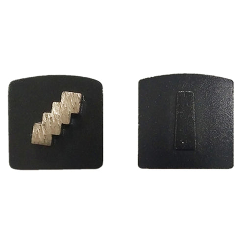 Husqvarna Redi Lock OneZigzag Grinding Segments For Concrete Floor Renovation Single Sharp Bar Metal Pad  Machine 12PCS
