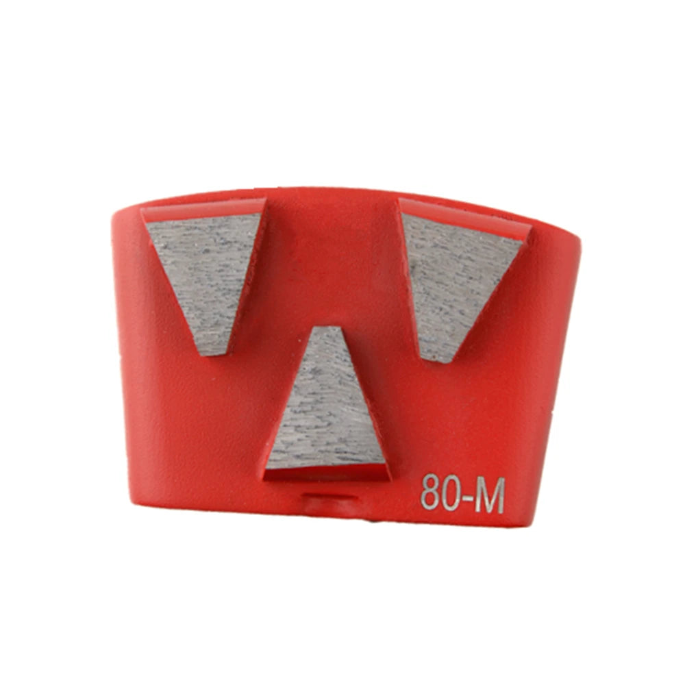Medium Bond HTC EZ Blocks with Three Trapezoid Grinding Bars for Long-lasting Polishing on Grinders 12PCS