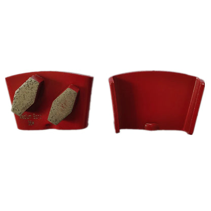 HTC EZ Change Diamond Grinding Pads Hexagonal Segmented Metal Grinding Pads for Concrete Wall Surface Preparation 9PCS