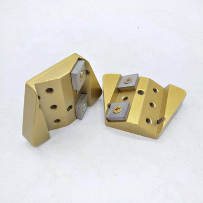 Trapezoid 9pc Diamond Tungsten Carbide Scraper for the Removal of Mastics Glue floor Concrete Grinding Tool ASL 9cm Hole size