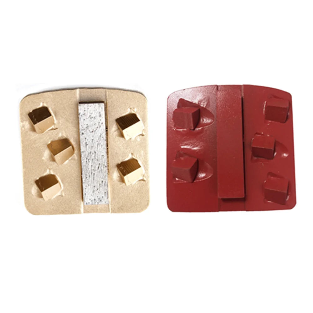 Husqvarna  Concrete Coating Removing PCD Grinding Shoes  Redi Lock PCD Grinding Discs Change  Concrete Floor Grinders five quarter segment efficient removal  epoxy coatings 9PCS