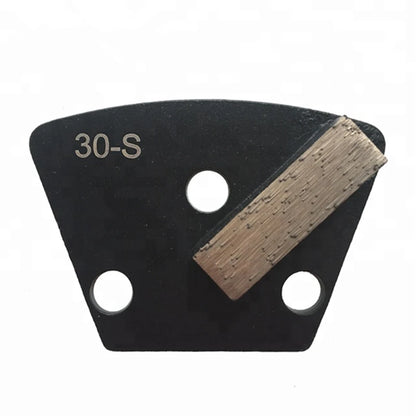 12PCS ASL Trapezoid Shape Diamond Grinding Shoes with Single Bar Segment for Concrete and Terrazzo Floor Blastrac