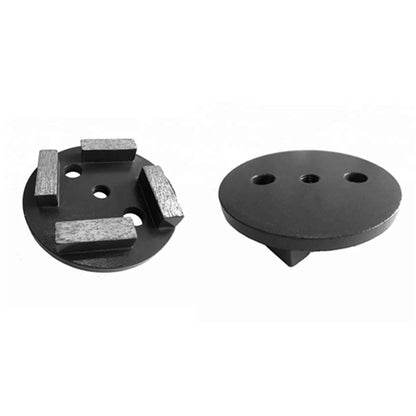 4 inch Diamond Grinding Disc with Center Screw Hole - 9PCS Aggressive Concrete Grinding Plates Perfect for Floor Polishing