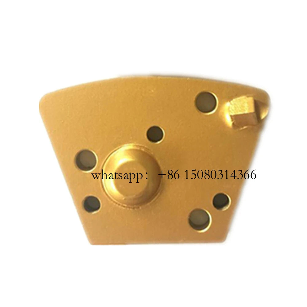 12PCS Blastrac Diamond Grinding Blocks with 1/4 PCD Round Segment and M6 Thread Holes for Concrete Floor Polishing