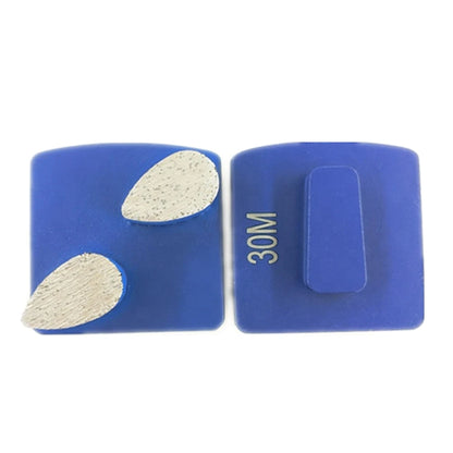 Husqvarna Diamond Grinding Shoes Quick Change Adapter Concrete Grinding Pads On Floor Polisher Three Drop Shape Segments Shoes  9PCS