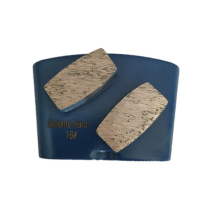 Metal Bond Diamond Grinding Pads with Two Drum Segments for HTC  EZ Change Concrete Floor Grinder Tools 9PCS