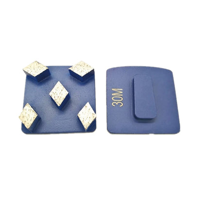 Husqvarna Diamond Grinding Shoes Husqvarna High Grinding Performance Redi Lock Shoes Long Lifespan Polishing Pads With Five Rhombus Segments 9PCS