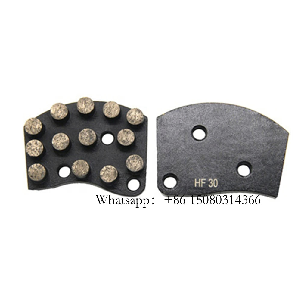 Thirteen Round Grinding Bars Blastrac Metal Bond Segments M6 Screw Holes Long Last Shoes For ASL Grinder 12PCS