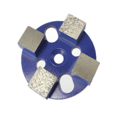 12PCS Diamond Cup Wheel with Four Square Segments for Metal Grinding and Concrete Polishing on Terrazzo Floors  4 Inch Metal Ab