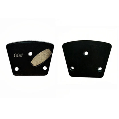 Blastrac Trapezoid Diamond Grinding Shoes for Concrete Polishing - 12PCS with Single Drum Segment