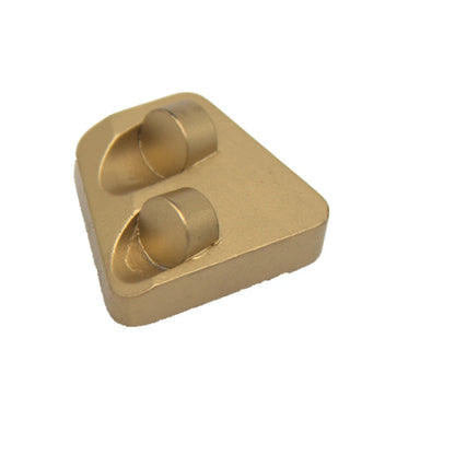 Scanmaskin Redi Lock Diamond PCD Grinding Shoes High Quality Two Big Full Round PCD Grinding Wheel  Diamond Segment For Schwamborn Concrete Grinder 12PCS