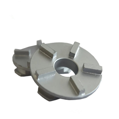 Prepmaster Diamond Floor Tools 4 Inch Grinding Disc with Five Segments - 9PCS Triangle Quick Change Concrete Disc