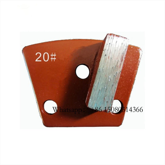 Single Bar Grinding Segment 40X12X12mm Diamond Block Blastrac Concrete Polishing Pads For Terrazzo Floor 12PCS