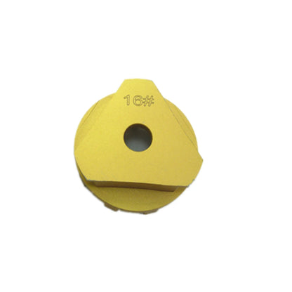 Triangle Quick Change Terrco Metal Bond Diamond Grinding Disc 4 Inch Concrete Puck With Nine Rectangle Bars 9PCS