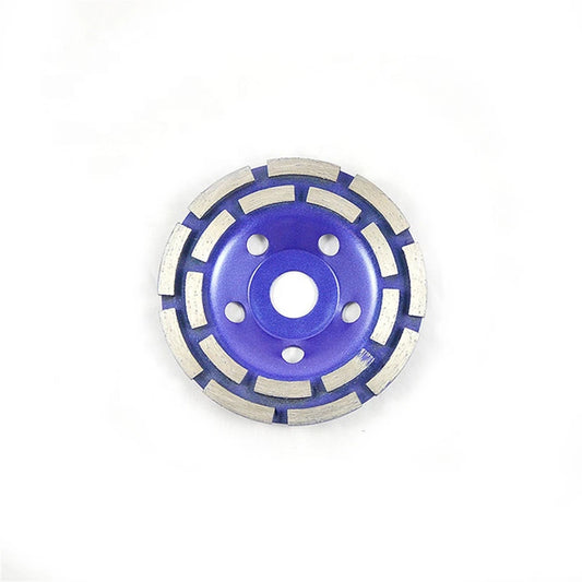 Efficiently Grind Concrete Floors with 100/115mm Double Row Diamond Cup Wheel - 5/7 Inch Disc for Angle Grinder  9PCS