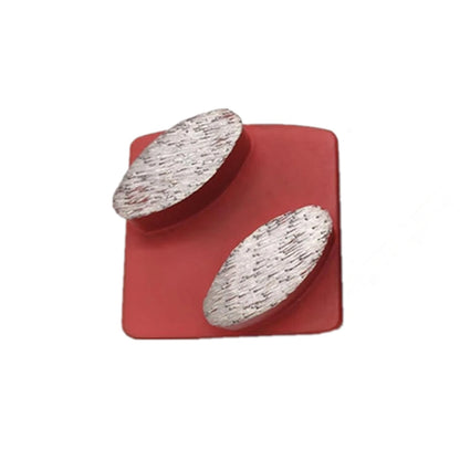 Husqvarna Diamond Grinding Shoes Factory Price Double Oval Grinding Segments Concrete Surface Blocks Floor Diamond Pads For  9PCS