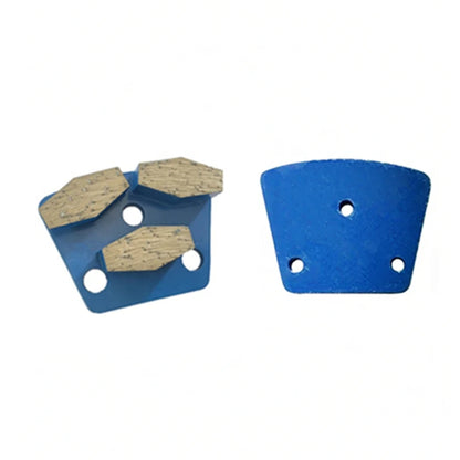 ASL Trapezoid Disc Diamond Pads with 3 segments are ideal for concrete grinding and come in a set of 9 PCS