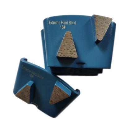 HTC Diamond Double Trapezoid Concrete Floor Grinding Segments with HTC EZ Lock for 12PCS