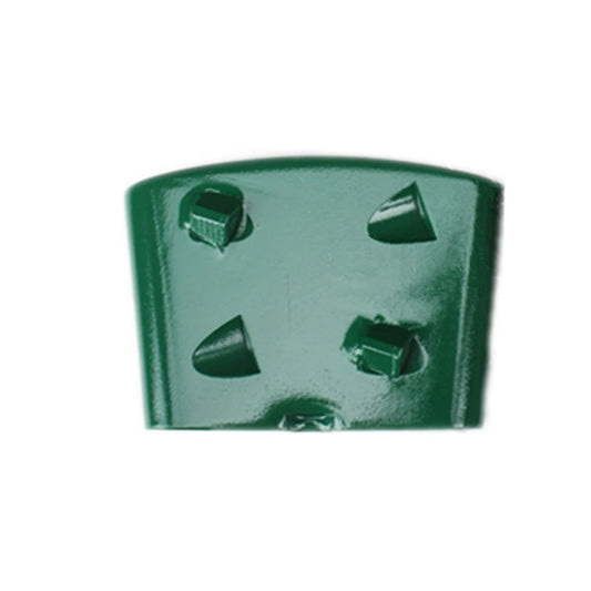 REX Super Type Polycrystalline Diamond  HTC  Quick Lock PCD Segments - Two Quarter Grinding Shoes for Concrete Floor Polishing 9PC