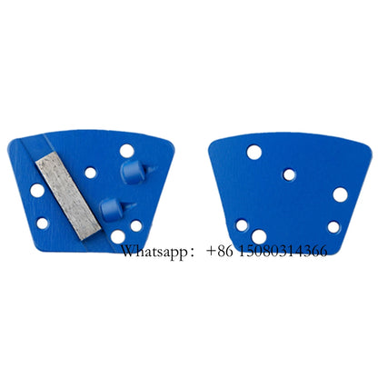 Magnetic Holes M6 Thread Blastrac PCD Grinding Bars Metal Bond Concrete Floor Pads For Mastic Rubber Glue Remove 12PCS