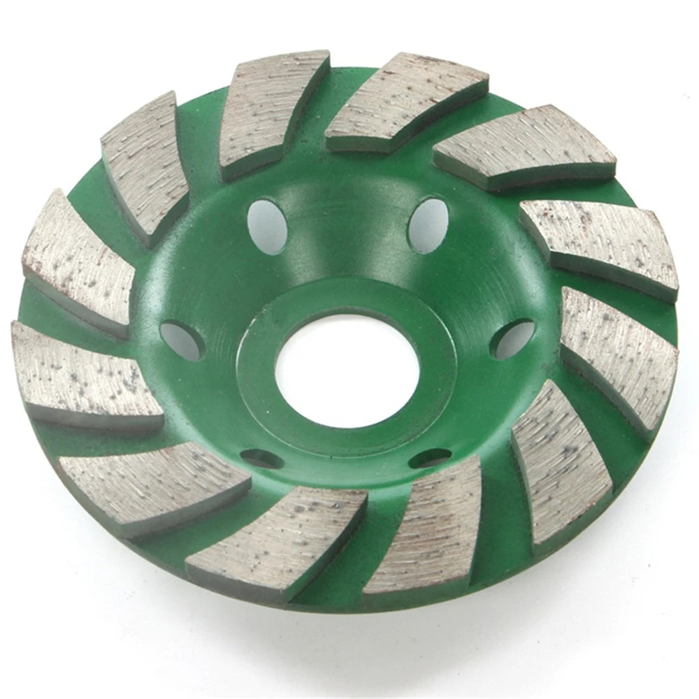 9PCS Diamond Grinding Disc 3 Inch Diameter with Continuous Rim Turbo Row Diamond Segments for Floor Grinding Wheel, Stone Slab,
