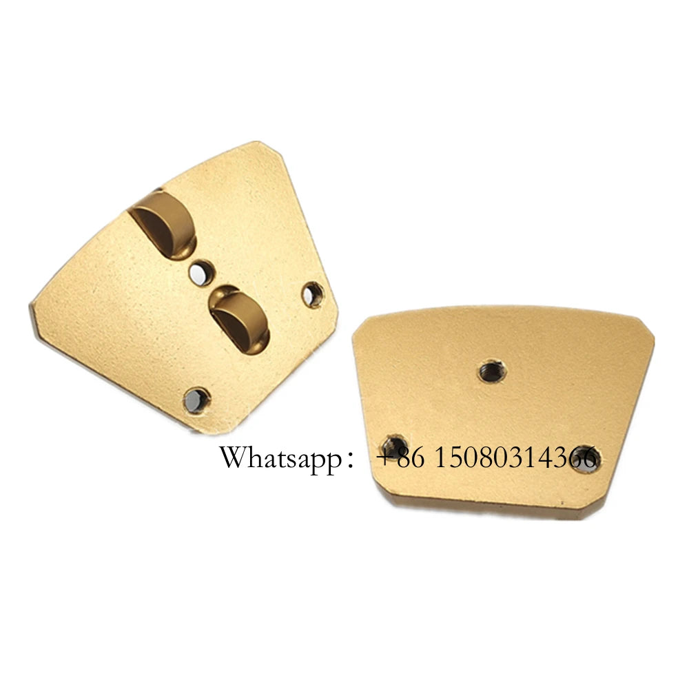 Two Half PCD Disc Scrape M6 Thread Holes Blastrac Saw Blades Hard Bond Floor Pads For Heavy Epoxy Mastic Remove 12PCS