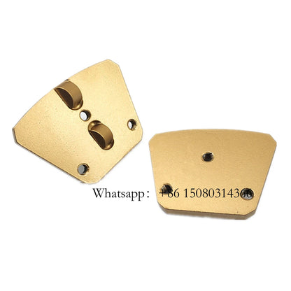 Two Half PCD Disc Scrape M6 Thread Holes Blastrac Saw Blades Hard Bond Floor Pads For Heavy Epoxy Mastic Remove 12PCS