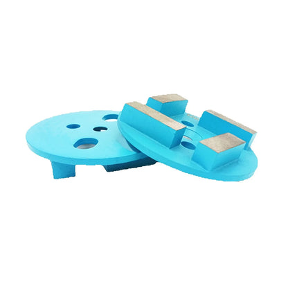 12PCS 4 Inch Diamond Grinding Cup Wheel - Disc with 4 Segments for Rough Terrazzo Floor, 12mm Thickness, High Efficiency