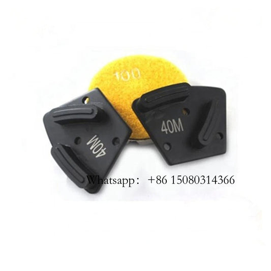 ASLDiamond Floor Polishing Tools ASL Metal Abrasive Disc Two Strip Concrete Grinding Segments For Diamatic Blastrac 12PCS