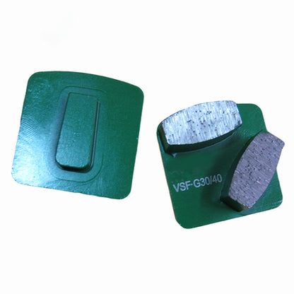 Husqvarna /Scanmaskin Diamond Grinding Shoes Double Segment Diamond Grinding Pads for  Redi Lock System Concrete Floor Tools  12PCS