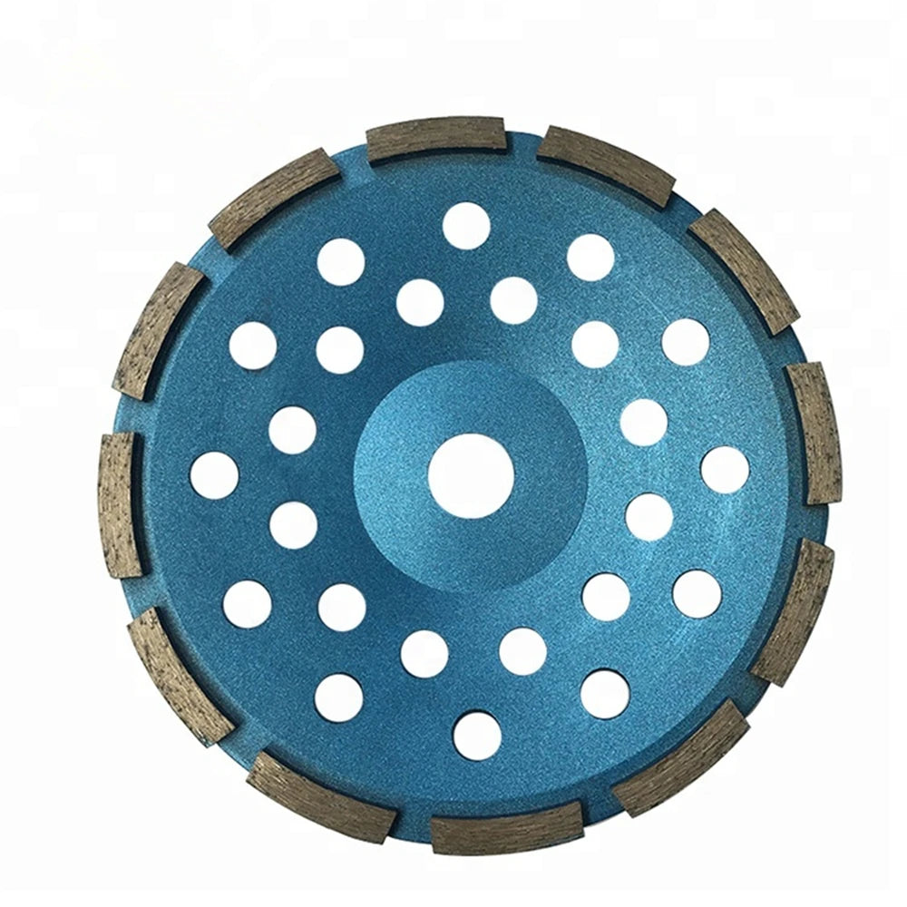 Upgrade Your Concrete Renovation Game with Our Single Row Segmented Diamond Grinding Cup Wheel Angled for Angle Grinders 9PCS