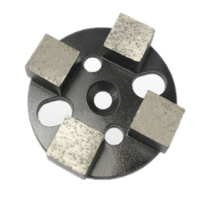 12PCS Diamond Cup Wheel with Four Square Segments for Metal Grinding and Concrete Polishing on Terrazzo Floors  4 Inch Metal Ab