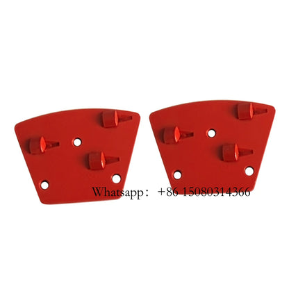 PCD Grinding Plate ASL Concrete Brick Three Quarter Scraper For Floor Preparation Coating Removal 12PCS