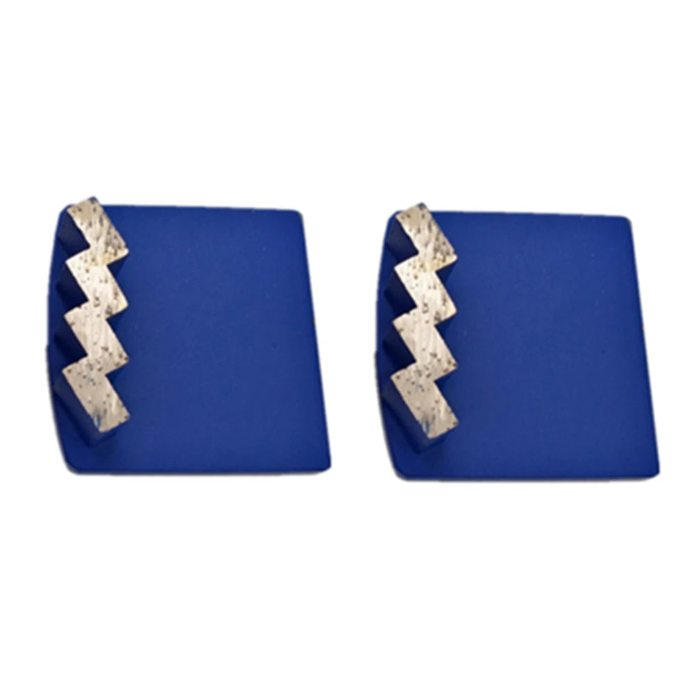 Husqvarna Diamond Grinding Shoes Redi Lock Diamond Grinding Shoes - Single Zigzag Segment - 9PCS - for  Concrete Floor Renovation