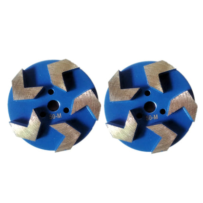 3 Inch D83mm Back Sticking Diamond Grinding Pads with Five Sharp Arrow Segments for Concrete Floor Polishing 9PCS