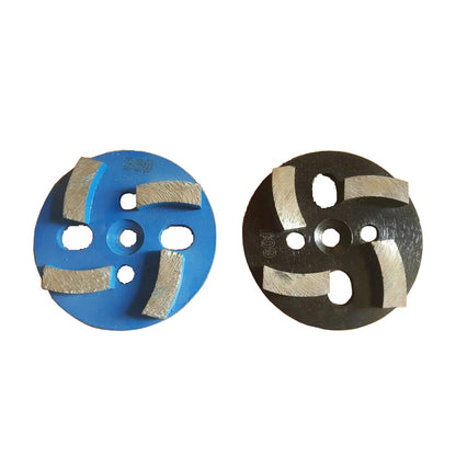 D100mm Diamond Floor Polishing Disc 4 Inch Metal Blank Concrete Grinding Cup Wheels for Cement and Terrazzo Renovatio 12PCS