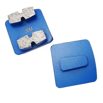 Husqvarna  Redi Lock Diamond Grinding Pads  Redilock Diamond Floor Grinding Shoes with Double Segment Bars for  Machine 9 PCS
