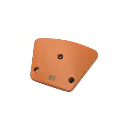Blastrac Trapezoid Diamond Grinding Plates for Concrete and Terrazzo Floor - 12PCS with Two Universal Segments