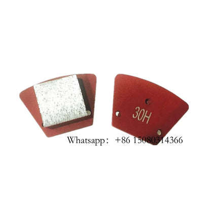 Big Bar Segmented Magnetic Diamond Grinding Shoes Blastrac Metal Bond Concrete Floor Pads For CPS Machine 12PCS