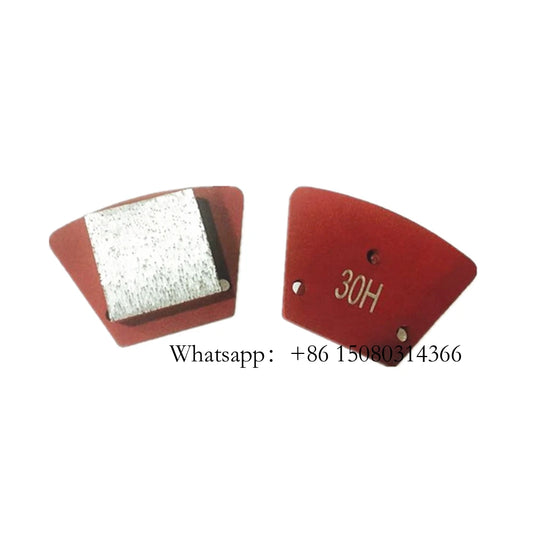 Big Bar Segmented Magnetic Diamond Grinding Shoes Blastrac Metal Bond Concrete Floor Pads For CPS Machine 12PCS