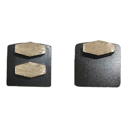 Husqvarna Diamond Grinding Shoes Husqvarna Easy Change Metal Bond Grinding Segments Single Two Bars Plates Concrete Coating Remove Plug For Hsuqvarna 12PCS