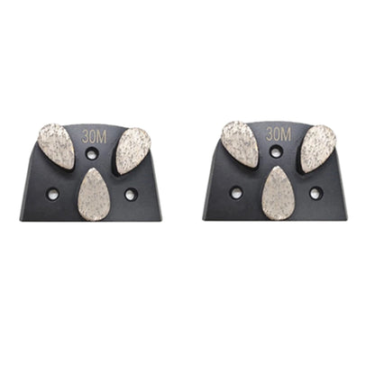 Lavina Flat Insert Floor Grinding Pads Soft Bond   Diamond Disc for Removing Thick Layers of Epoxy From Concrete 9pcs