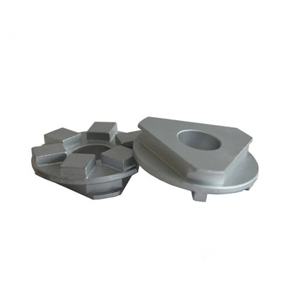 9PCS Triangle Lock Concrete Grinding Puck With Six Segments 4 Inch D100mm Diamond Plate For Stone And