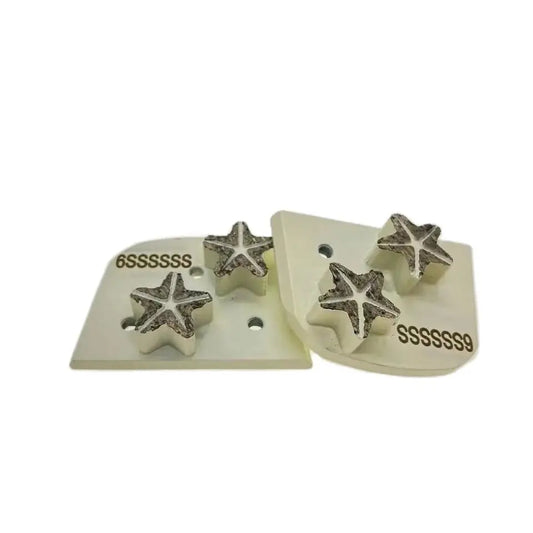 Lavina Diamond Grinding Tools Double Stars Grinding Shoes Long Segment Cutting Disc X-Series for Ceramic Stone Grinding 9PCS
