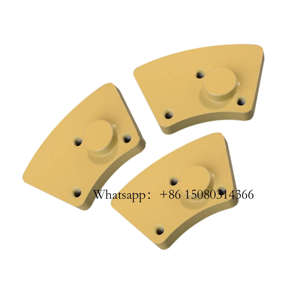 Three M6 Screw Connection ASL Diamond Grinding Shoes Concrete Floor Renovation Tools For Blastrac Grinder 9PCS