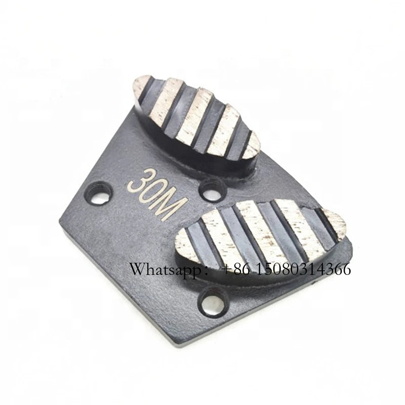 ASL Concrete Coating Removal ASL Sharp Grinding Pad Blastrac Diamond Floor Disc Two Oval Segments With Stripes 12PCS