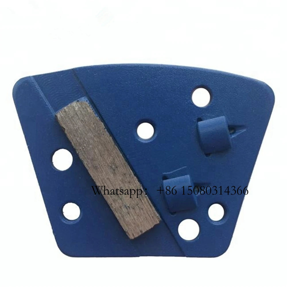 Magnetic Holes M6 Thread Blastrac PCD Grinding Bars Metal Bond Concrete Floor Pads For Mastic Rubber Glue Remove 12PCS